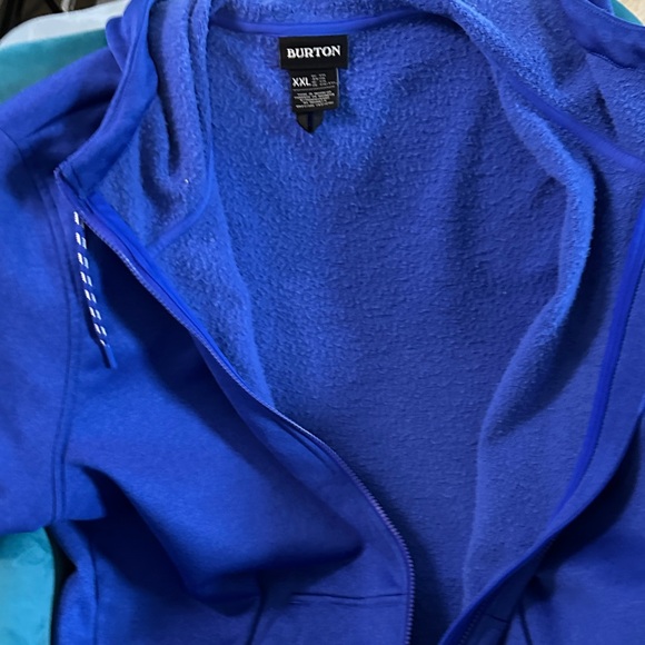 Burton Royal Blue Zip-Up Hoodie - Picture 3 of 5